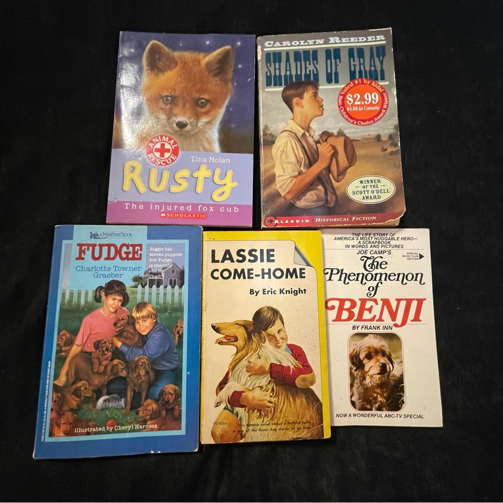 Vintage 70’s-2000’s Children’s Paperback Books Kids Chapter Readers Lot of 5